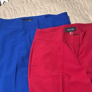 Pair of Evan picone trousers. Blue and red 8